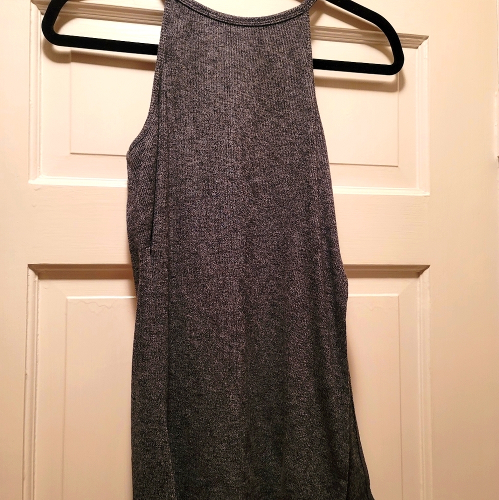 ASOS Gray high neck tank
